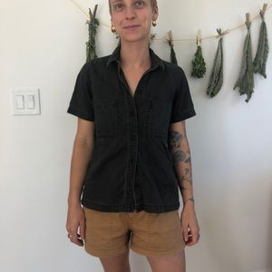 Black Madewell button up size XS